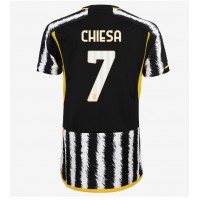 Fotbalové Dres Juventus Federico Chiesa #7 Dámské Domácí 2023-24 Krátký Rukáv